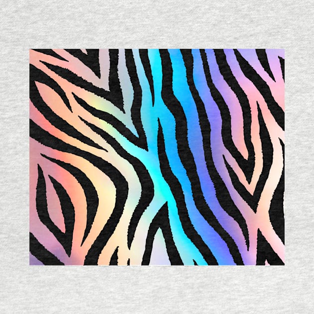 Colorful abstract zebra by timegraf